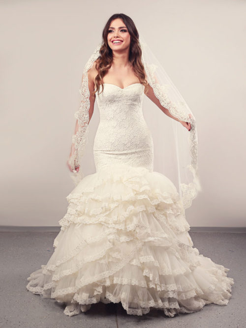 Vjenčanica Ivy Volani, Sirena s korzetom, Royal Bride kolekcija 2014, vjencanice.com.hr